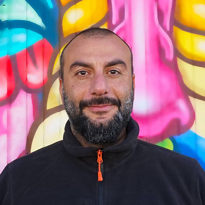 Bild på Joni Mousa, medarbetare på Subtopia
